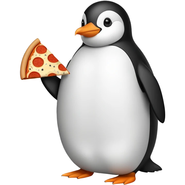 Pizza penguin  emoji