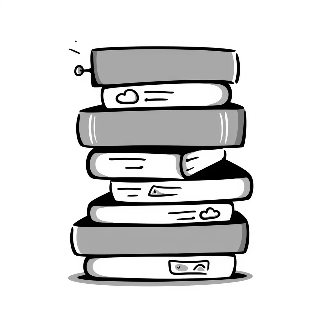 стопка книг emoji