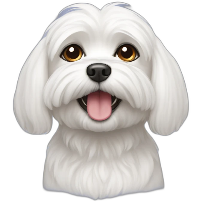 Maltese dog emoji
