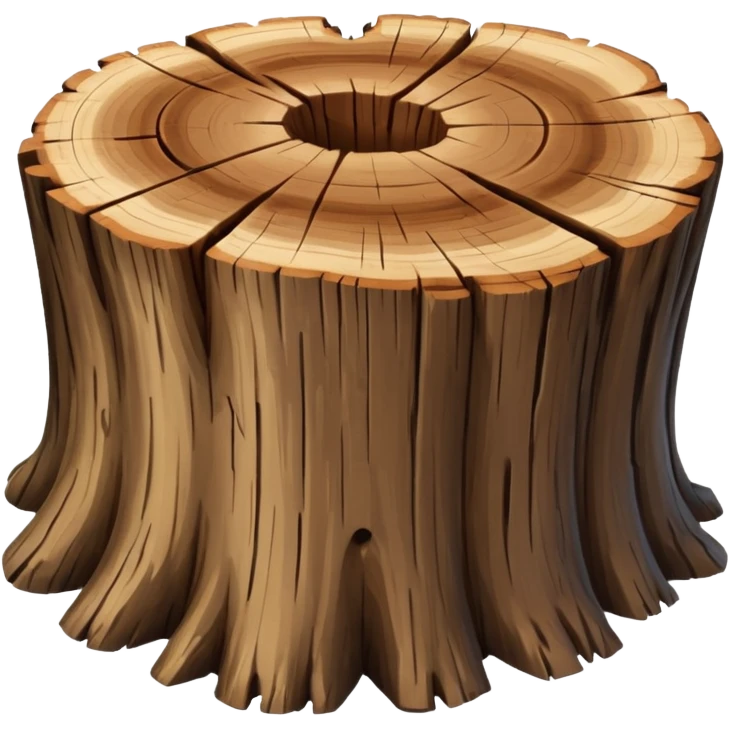 tree stump emoji