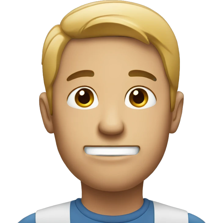 man holding chin emoji