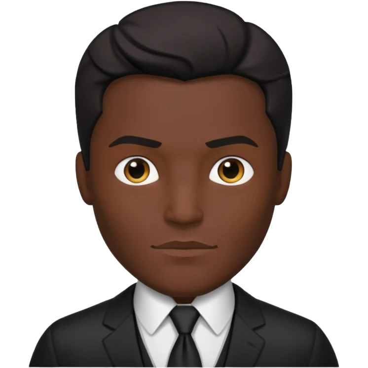 bruce wayne black suit emoji