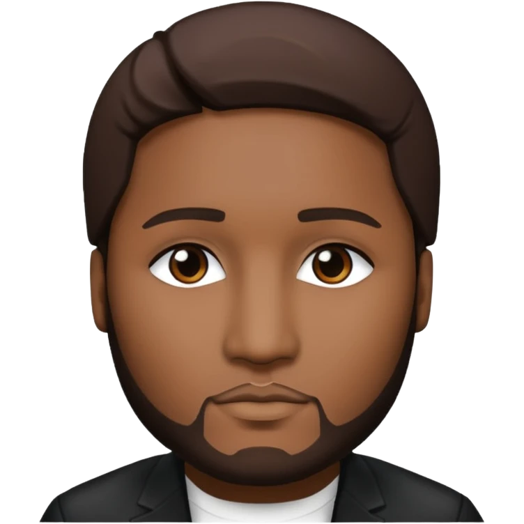 Jeezy with dark brown hair emoji