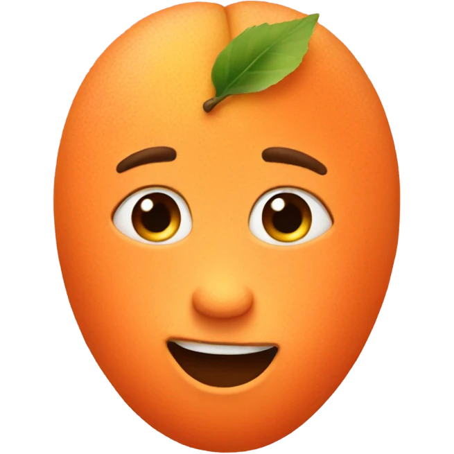 a apricot emoji