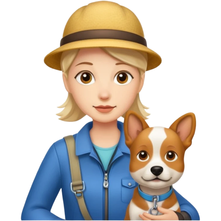 Dog walker  emoji
