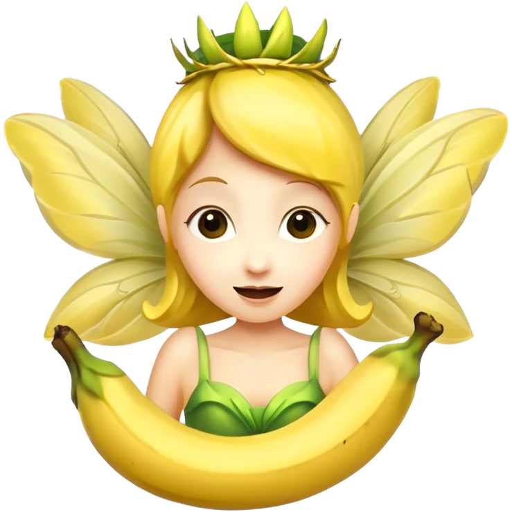 Banana fairy emoji