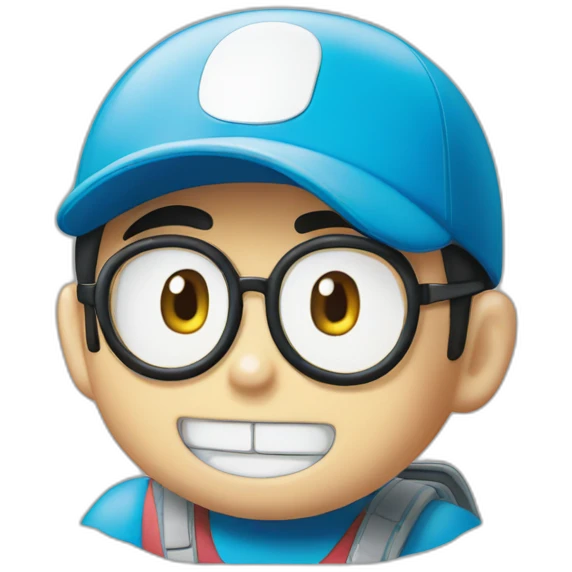 Doraemon and nobita emoji