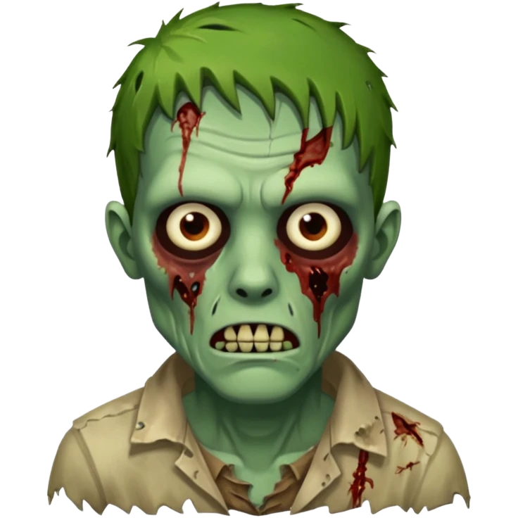 Zombie man emoji