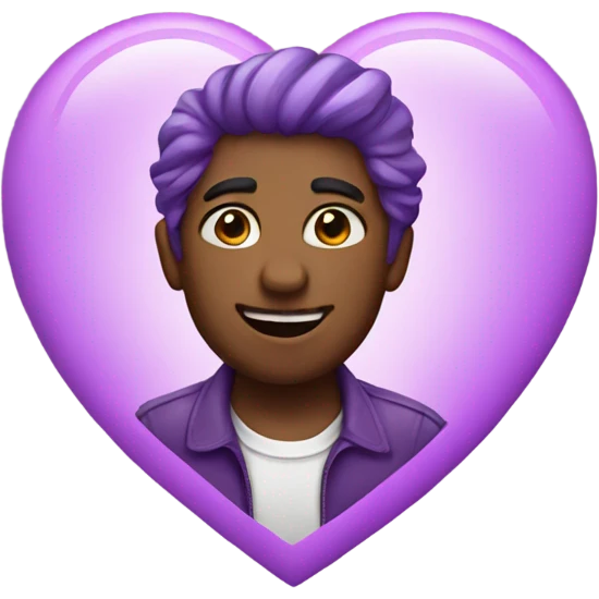 Purple valentine  emoji