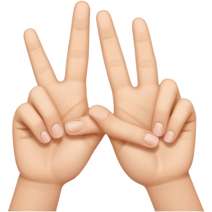 i would like two hands doing the JUL sign  emoji
