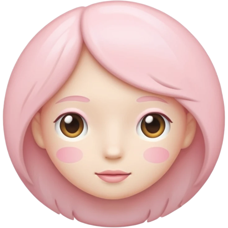 Light pink aesthetic emoji