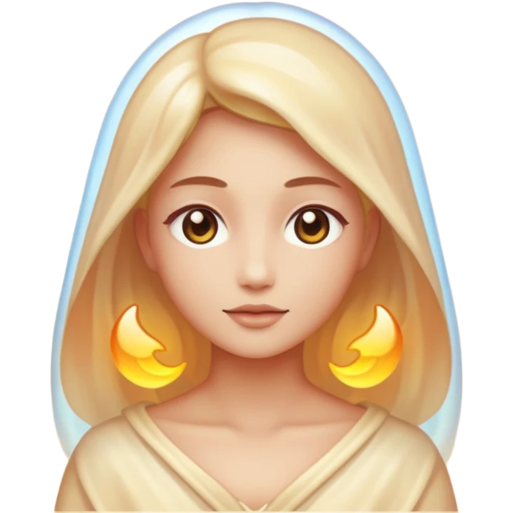 a being made of light emoji