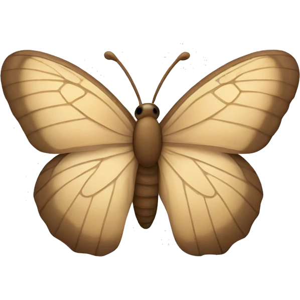 Beige butterfly  emoji