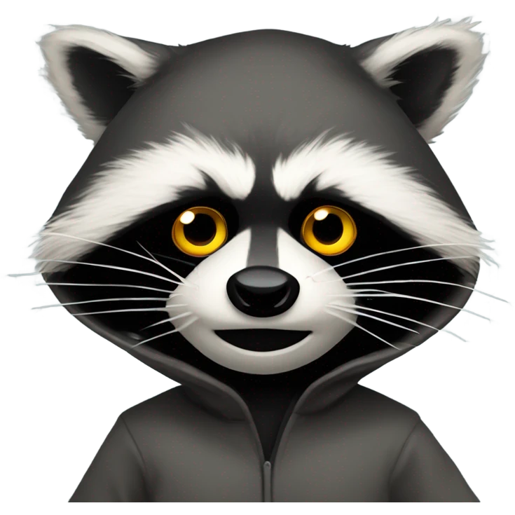 Raccoon in skimask  emoji