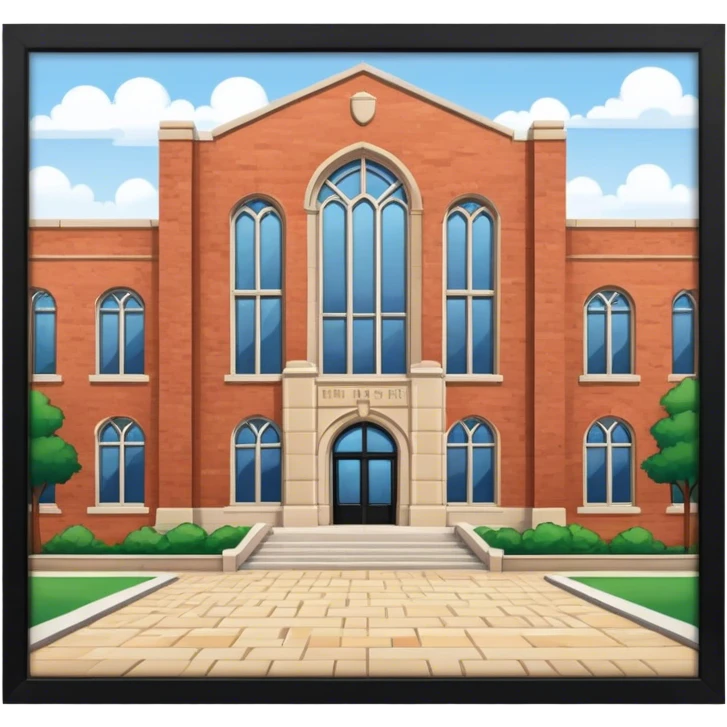 University rear emoji