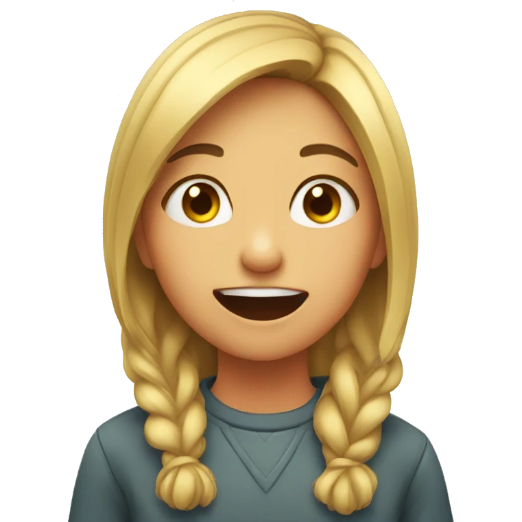 girl mewing  emoji
