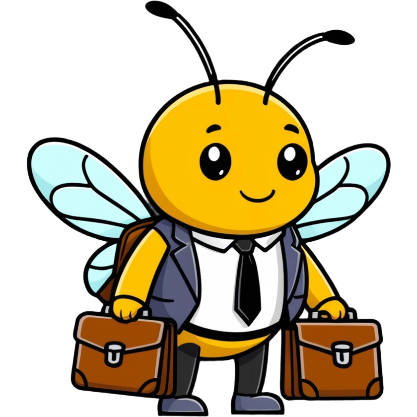 realtor bee  emoji