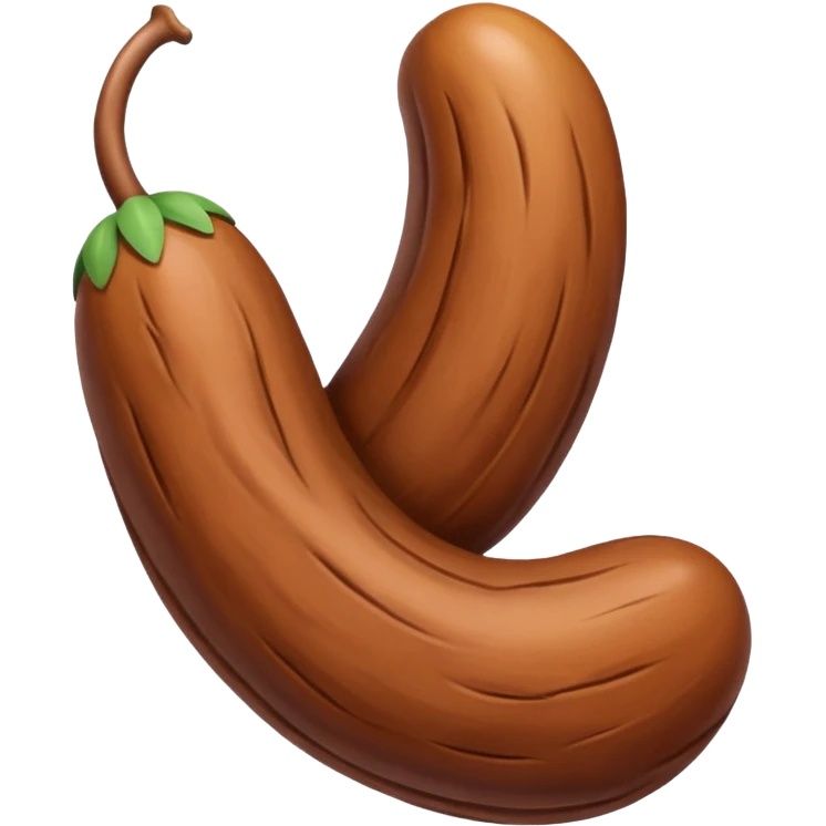 Big brown penis emoji