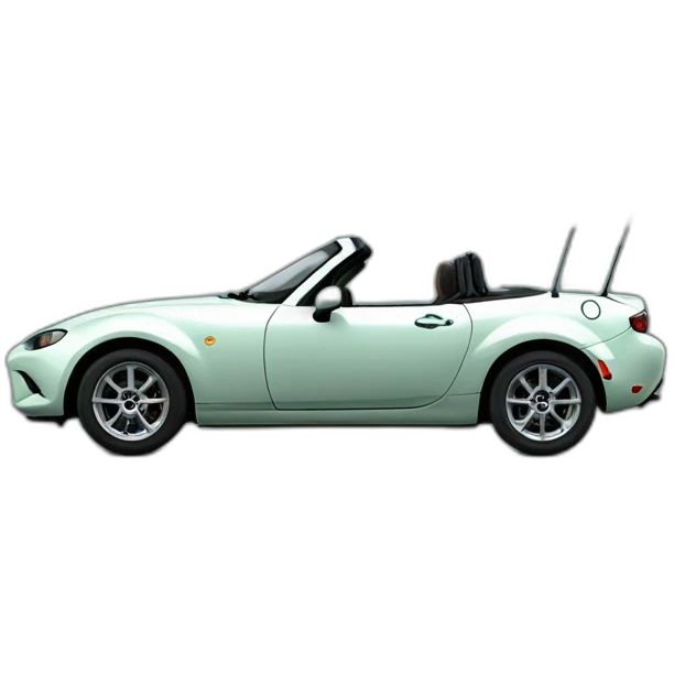 Mazda mx5 verte profil emoji