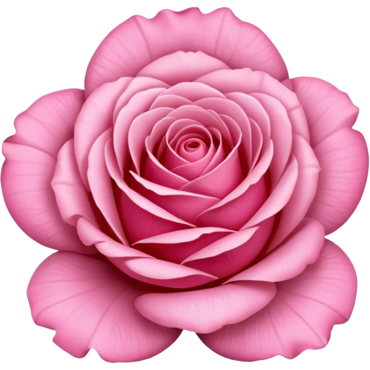 the petal of a pink rose emoji