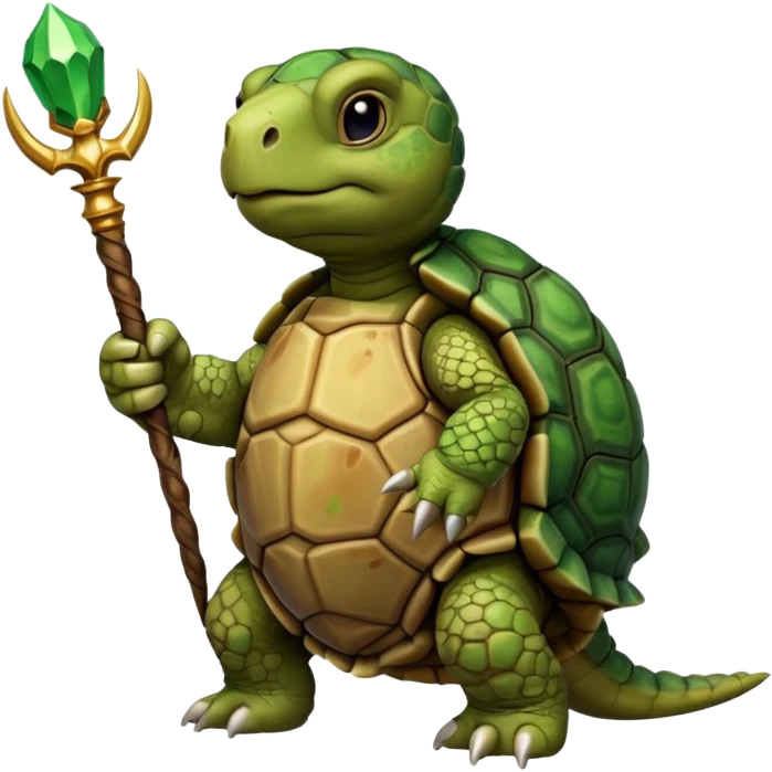tortiose with scepter emoji
