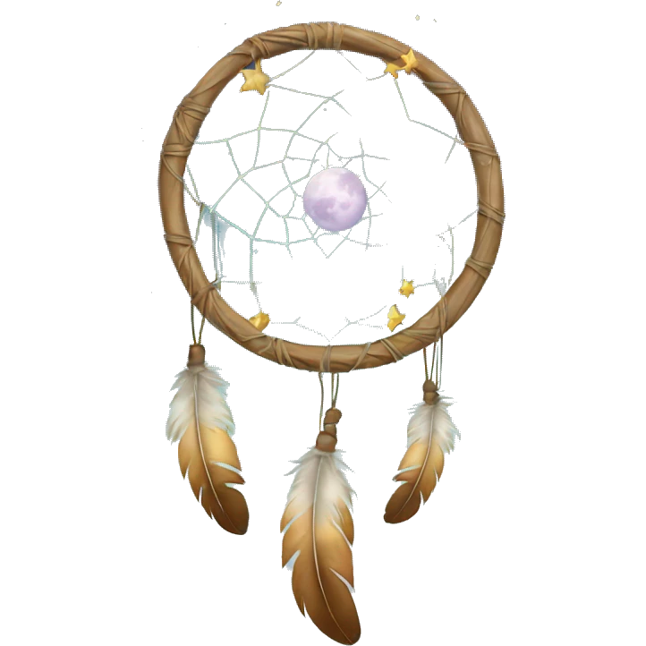 moon-and-stars-dreamcatcher emoji