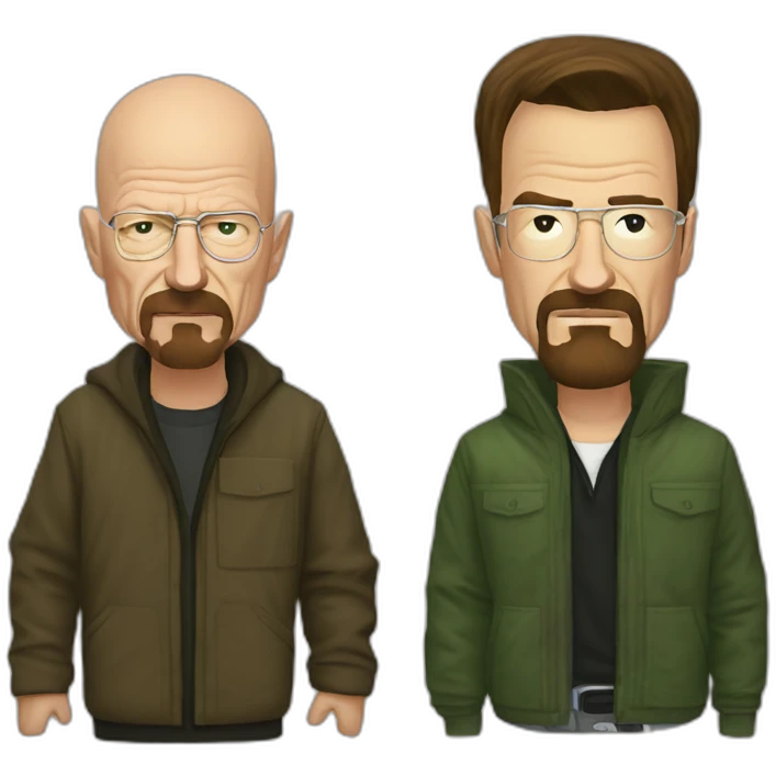 Walter white and jesse pinkman emoji