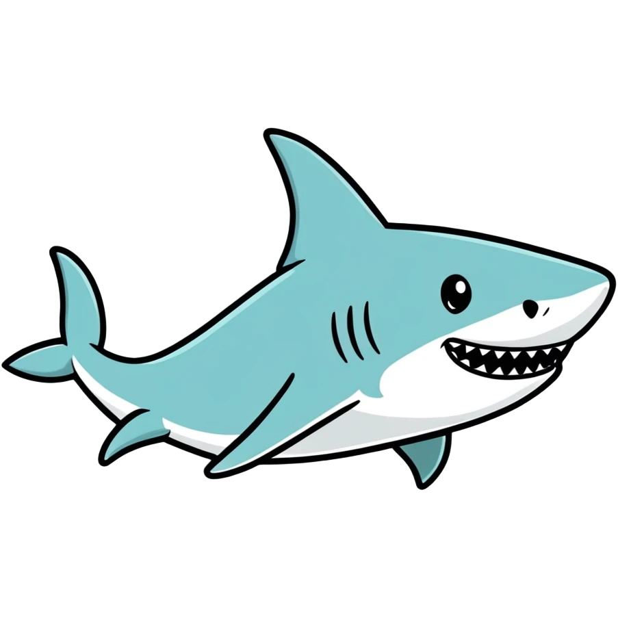tiburón con zapatos  emoji