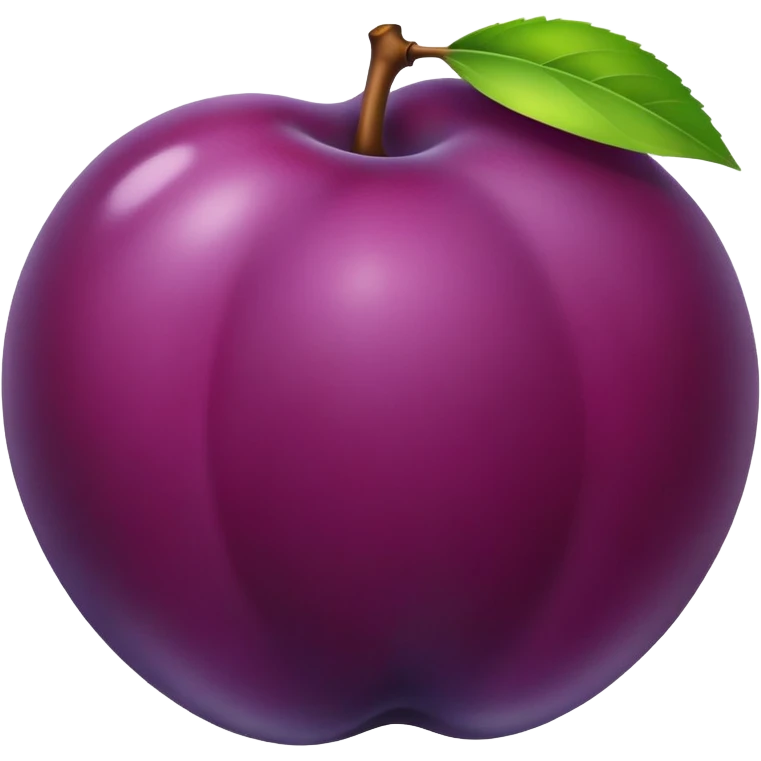 Purple plum emoji