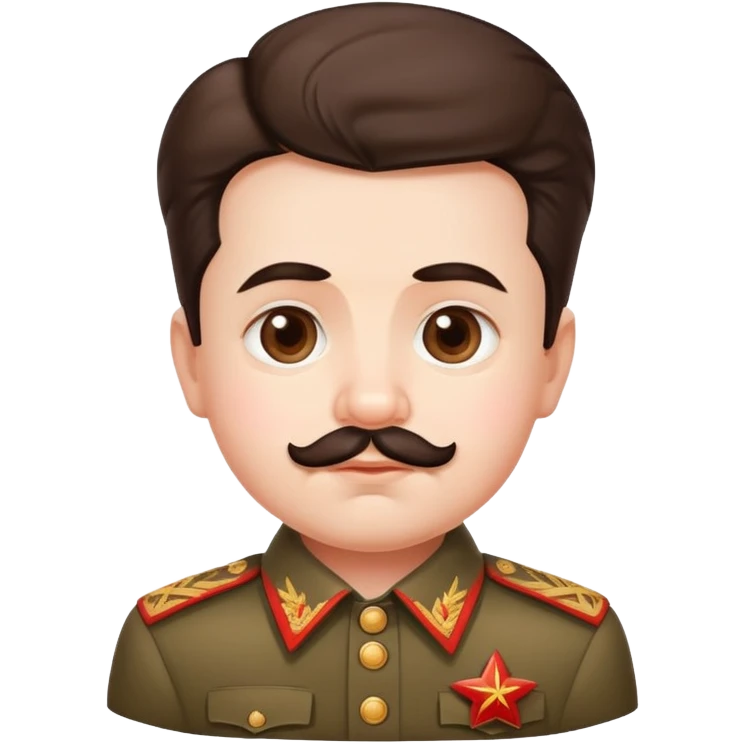 cute baby face Stalin emoji