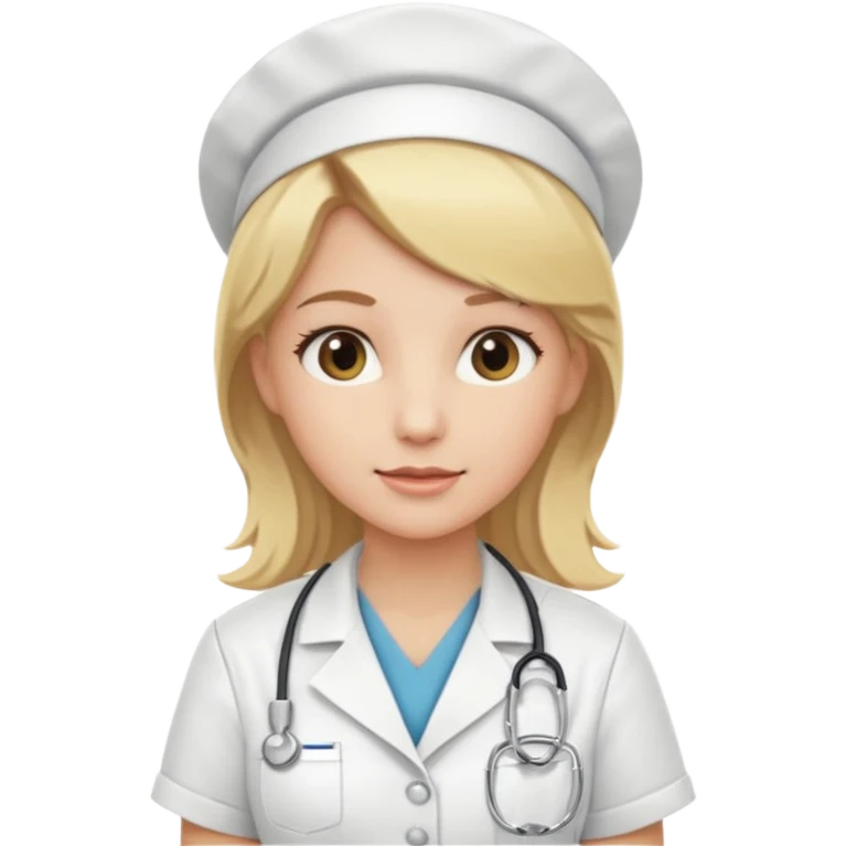 медсестра блондинка  emoji