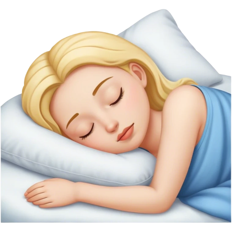 Girl sleeping  emoji
