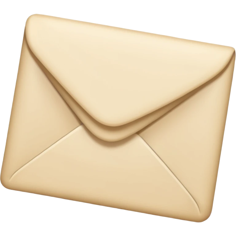 Letter color pale beige creamy emoji