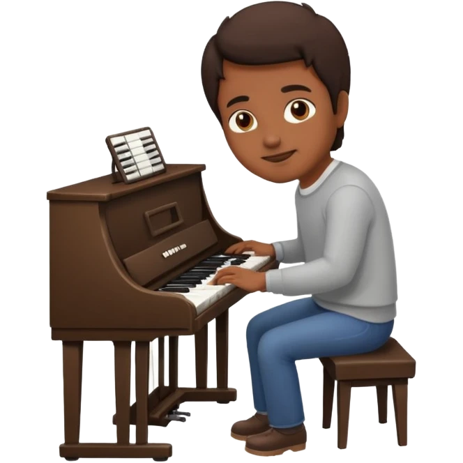 keyboardist at keyboard emoji