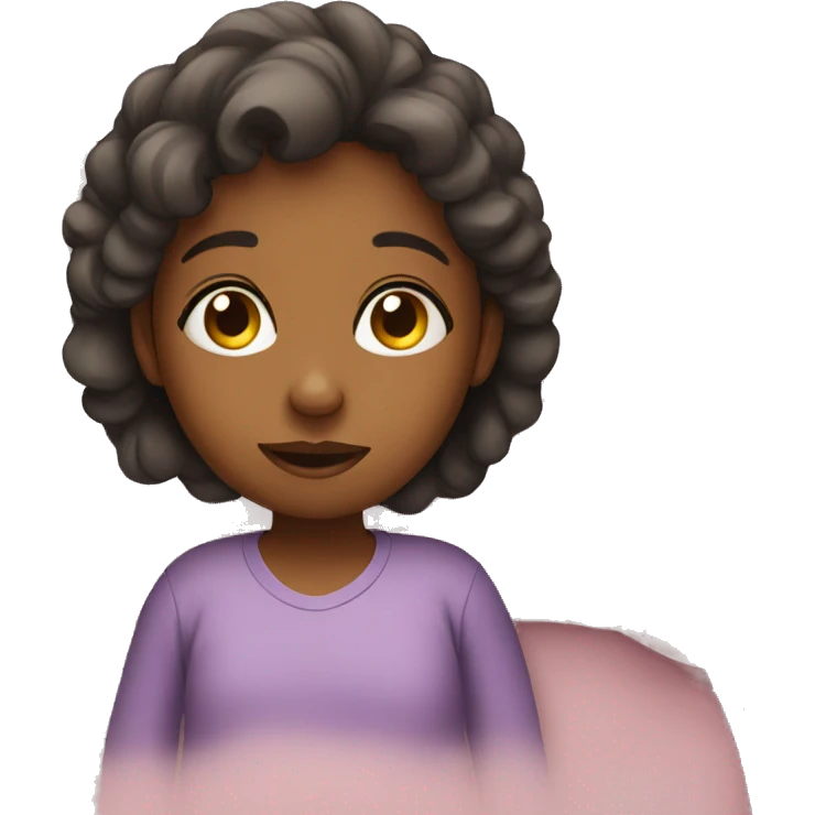 Girl going to sleep emoji