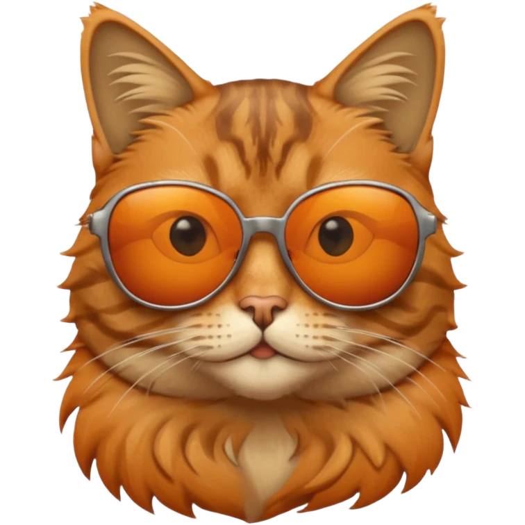 Cat wearing sunglasses emoji