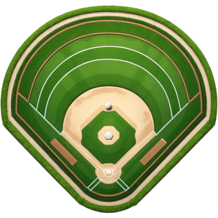Baseball diamond from above emoji