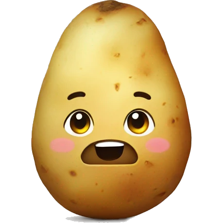 Cute potato emoji