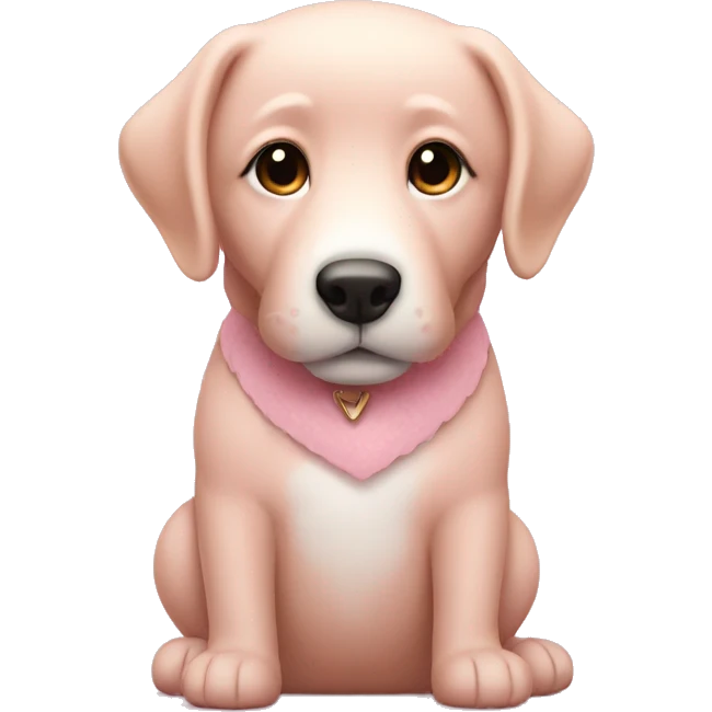 Light pink heary emoji