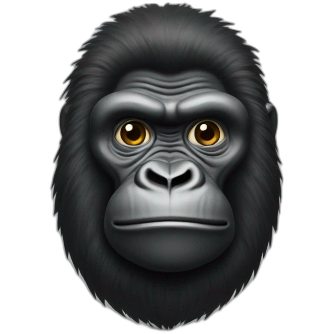 In gorille énervé emoji