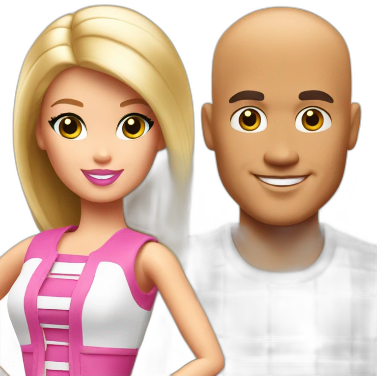 barbie and mr clean emoji