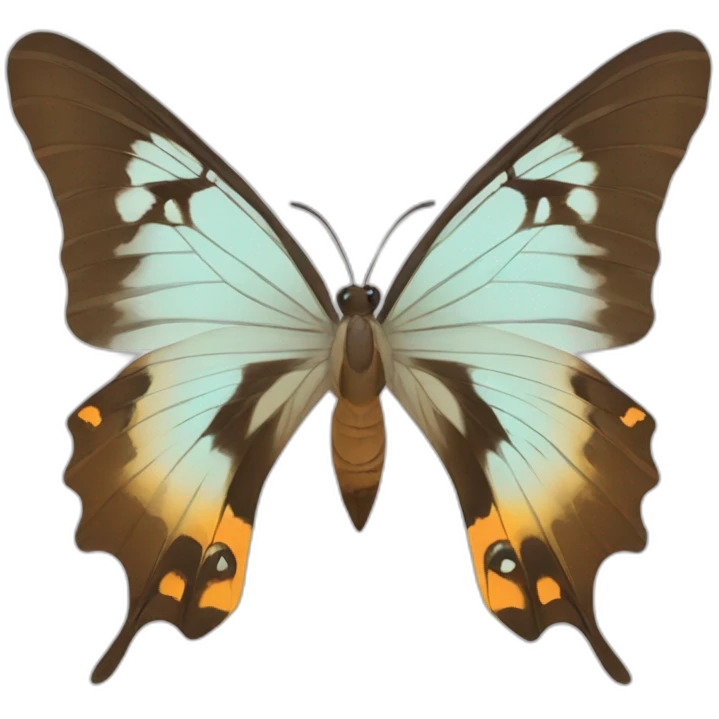 ailes de papillon sur loutre emoji