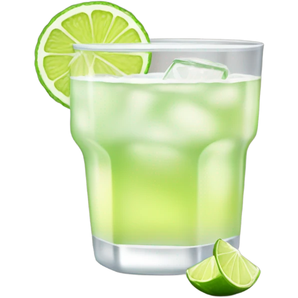 Drinking a margarita emoji