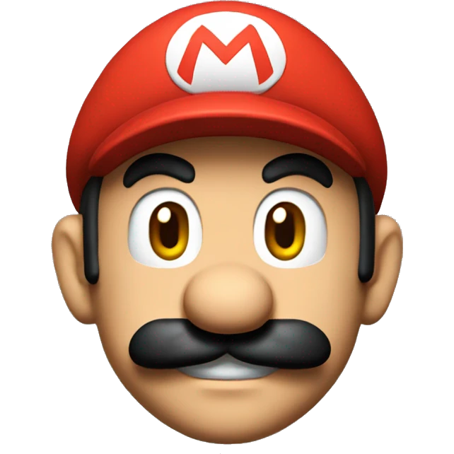 super mario head emoji