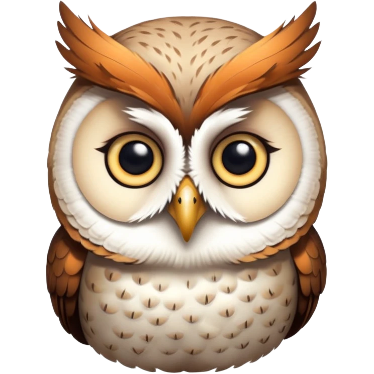 Женщина сова emoji