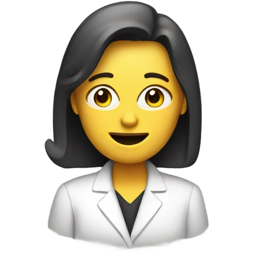 Psychologist conducting webinars online  emoji