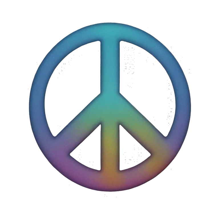 Peace sign emoji