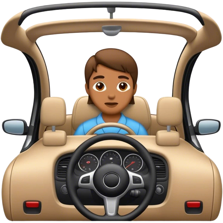 Driving car  emoji