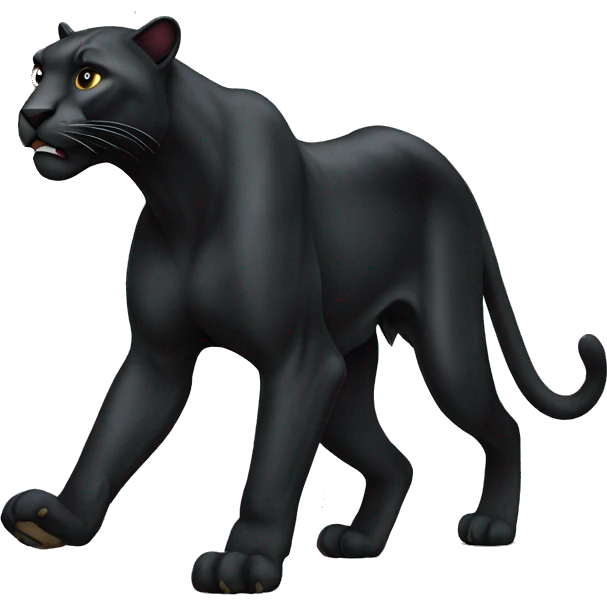 Panther walking emoji