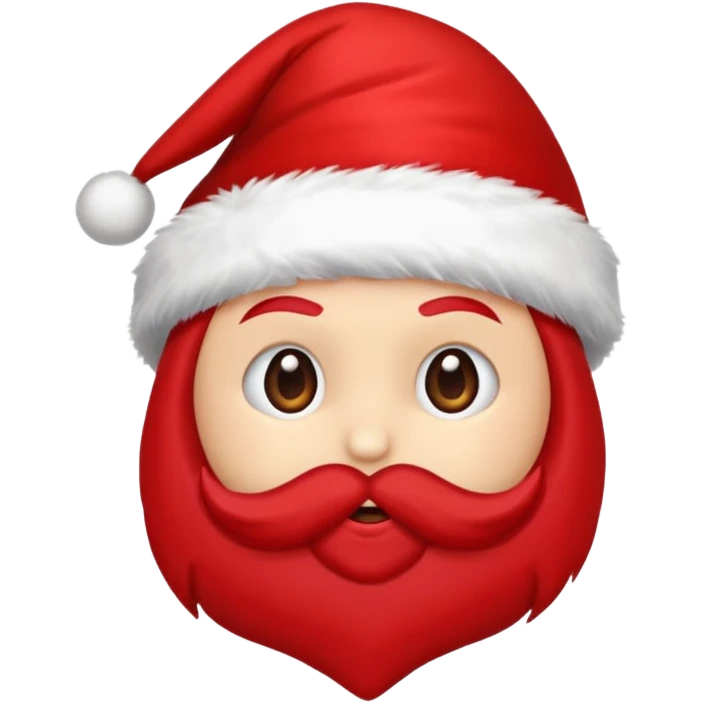 Fiocco di Natale morbido rosso emoji
